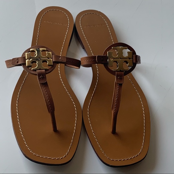 ‼️SOLD‼️Tory Burch,  Miller Leather Thong Sandals - Picture 7 of 12